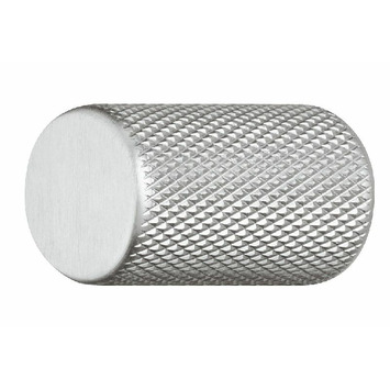 Tirador para mueble, aluminio, diámetro 17 mm