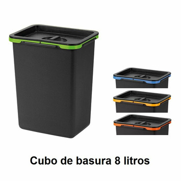 Cubo basura 8 litros para kit antracita