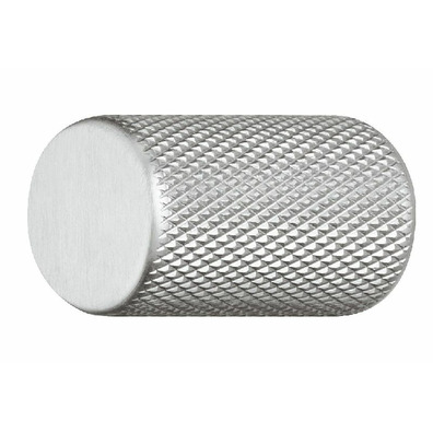 Tirador para mueble, aluminio, diámetro 17 mm