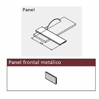 Panel frontal 1200mm blanco para cajón Fine