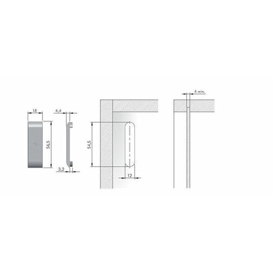 Tapa para colgador Libra H2, H3 antracita UNIDAD