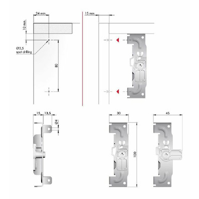 Sistema antivuelco mueble sin tras. (pieza mueble)