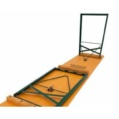 Pata plegable mesa ancha T80 verde alto 750mm und.