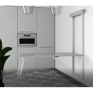 Mesa abatible BADY 1400x750mm h=740mm blanca