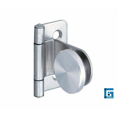 Bisagra cristal puerta arremetida INOX304 GH34-0SS