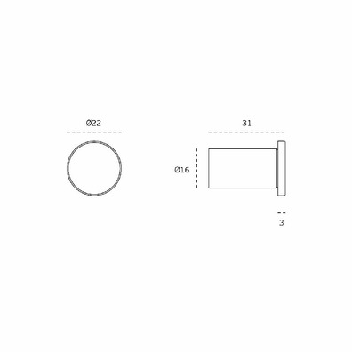 Percha modelo 521 níquel satinado