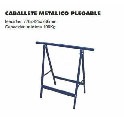 caballete metalico plegable