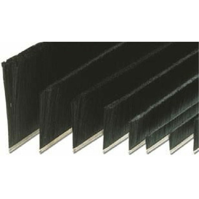 Polipelo Strip puerta H:32mm B:4mm 2,5m Negro ml