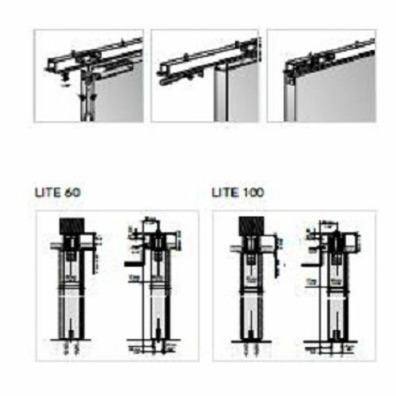 Guía corredera KLEIN LITE TOP 100kg. 6000mm alum