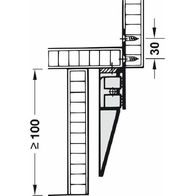 Abrepuertas, Hailo 3992-02, para puertas giratoria