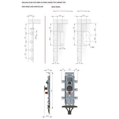 Colgador Libra H2 reversible 75 kg