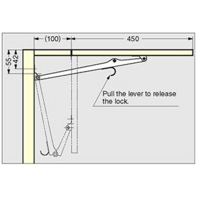 Elevador de muelle con fijador 6 kg INOX 304