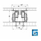 Guía bastidor columna 200kg L=600mm