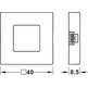 Interruptor con sensor para puerta, Häfele Loox mo