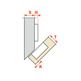 Bisagra cierre automático SALICE serie 200 ángulo -45º