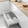 Soporte platos interior cajones cocina ABS blanco 