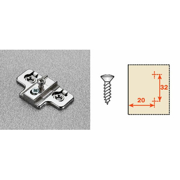 Base SALICE SERIE 300 h=0 B383E09