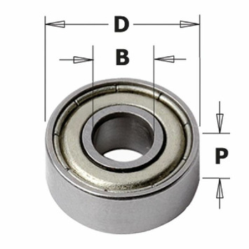 RODAMIENTO      d=6mm       D=15mm