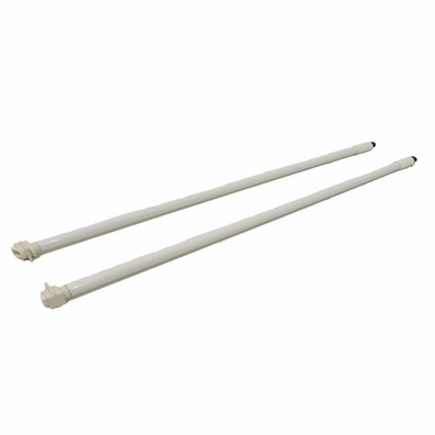 Juego varillas redonda para cajón kit 450mm blanco