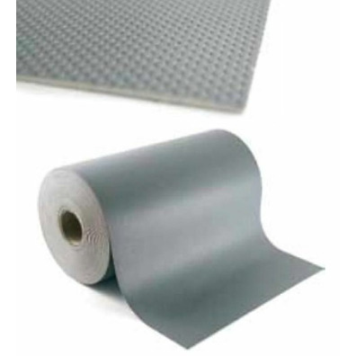 Esterilla antideslizante tacto textil gris claro 474 mm