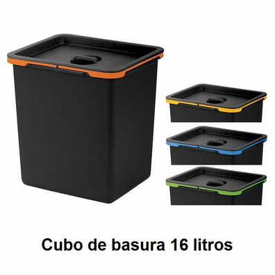 Cubo basura 16 litros para kit antracita