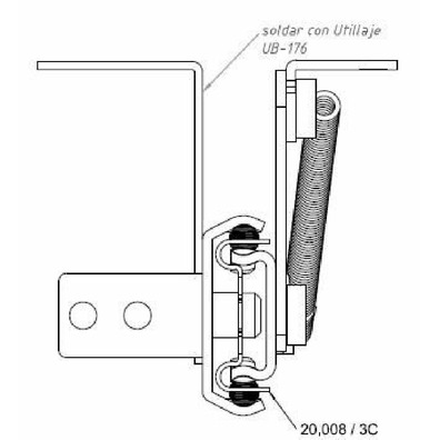 Juego DOBLE guías mesa automática elevable 300-400