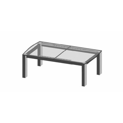 Guía de mesa extensible 2lados H37 680mm 1 ext.500