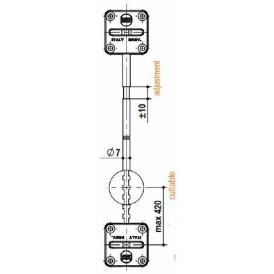 Tensor puerta TN213 1600mm