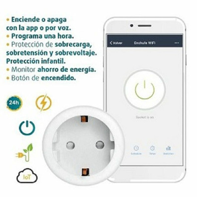 Enchufe smart wifi 16A GARZA