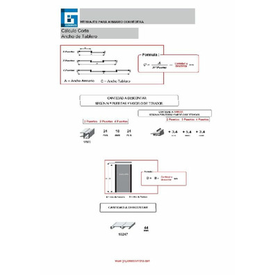 Kit puerta corredera S-16