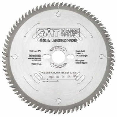 Sierra Circular 250X3.2X30 Z80 - Melamina