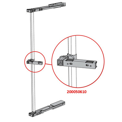 Mecanismo COPLANAR PEGASO kit sn - Refuerzo central