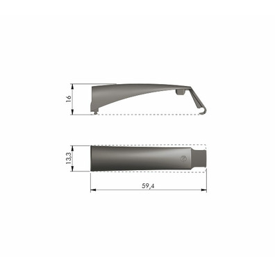 Soporte sobreponer pulsador K-Push 20 mm Gris