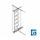 Guía bastidor columna 200kg L=600mm