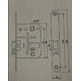 Picaporte unificado oro d=70 canto redondo