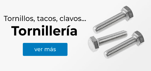 Tornillos, tacos, clavos y conectores